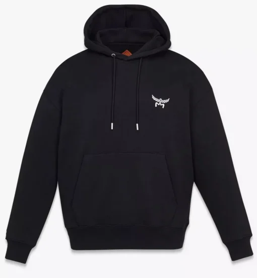 Floral Logo Hoodie In Organic Cotton