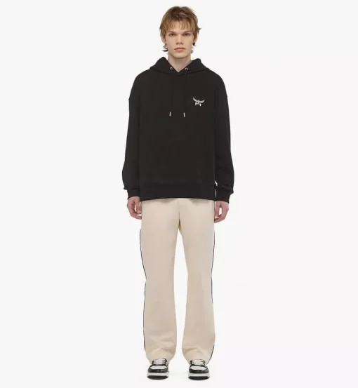 Floral Logo Hoodie In Organic Cotton