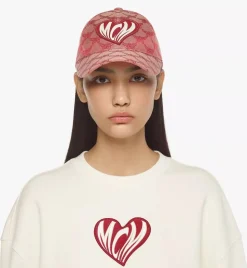 Heart Logo Cap In Lauretos Jacquard