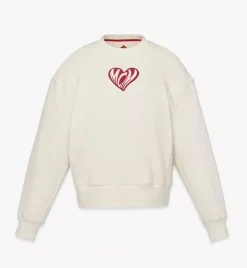 Heart Logo Sweatshirt In Organic Cotton