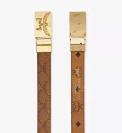 Himmel Brass Plate Reversible Monogram Belt