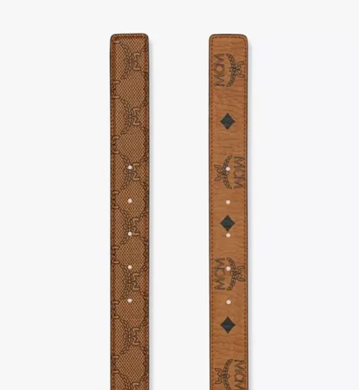 Himmel Brass Plate Reversible Monogram Belt