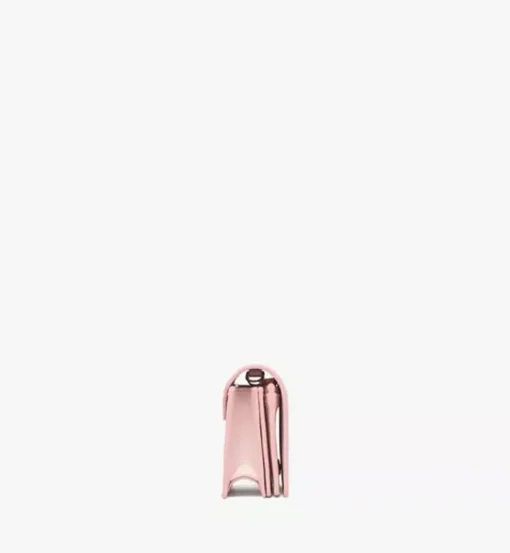 Himmel Crossbody Wallet In Embossed Logo Leather