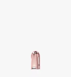 Himmel Crossbody Wallet In Embossed Logo Leather