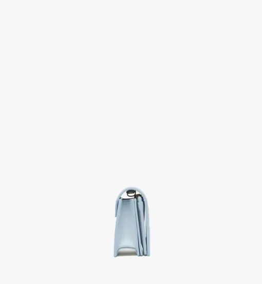 Himmel Crossbody Wallet In Embossed Logo Leather