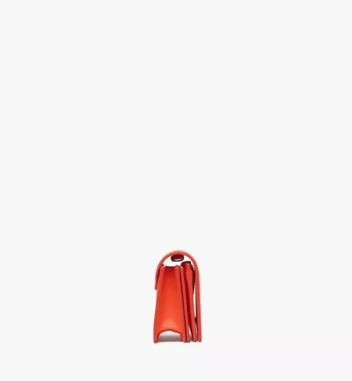 Himmel Crossbody Wallet In Embossed Logo Leather
