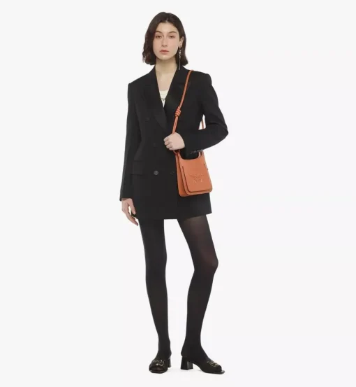 Himmel Hobo In Embossed Logo Leather