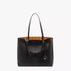 Himmel Shopper In Embossed Logo Leather