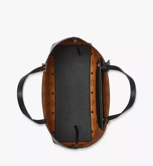 Himmel Shopper In Embossed Logo Leather