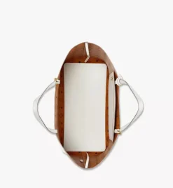 Himmel Shopper In Embossed Logo Leather