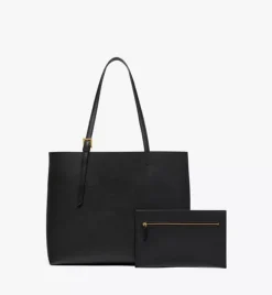 Himmel Shopper In Embossed Logo Leather