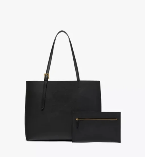 Himmel Shopper In Embossed Logo Leather