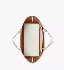Himmel Shopper In Embossed Logo Leather