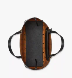 Himmel Shopper In Embossed Logo Leather