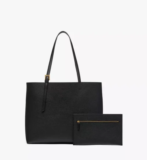 Himmel Shopper In Embossed Logo Leather