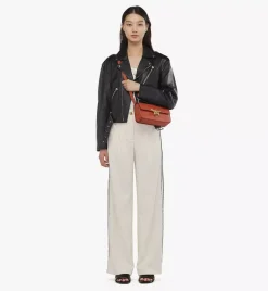 Himmel Shoulder Bag In Spanish Calf Leather