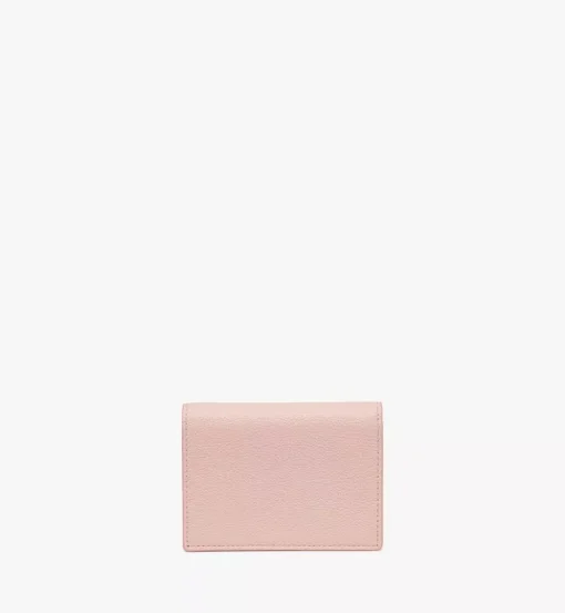 Himmel Snap Wallet In Embossed Logo Leather