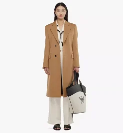 Himmel Tote In Canvas Leather Mix