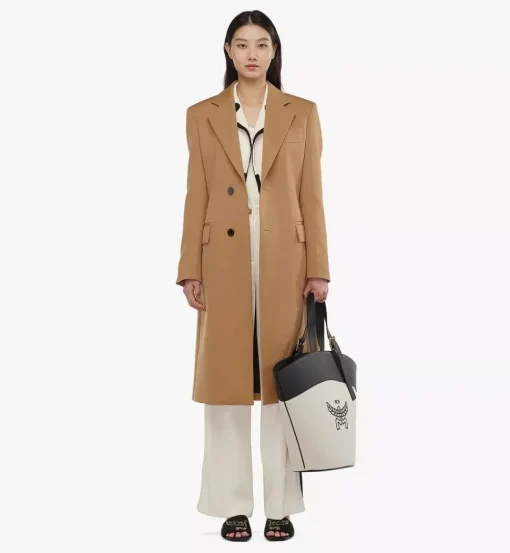 Himmel Tote In Canvas Leather Mix