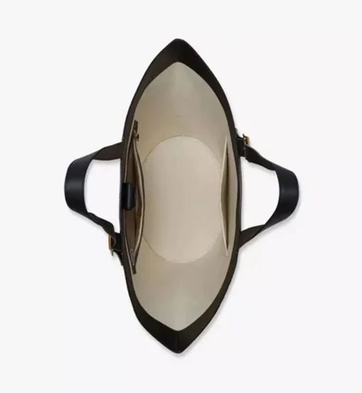 Himmel Tote In Canvas Leather Mix