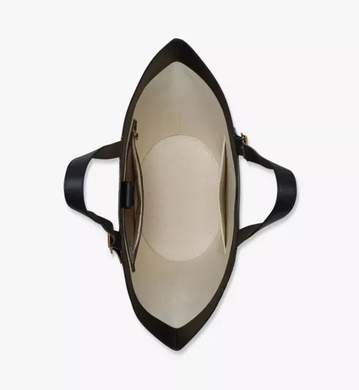 Himmel Tote In Canvas Leather Mix