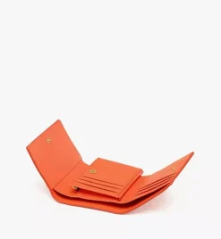 Himmel Trifold Wallet In Embossed Logo Leather