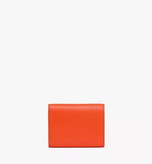 Himmel Trifold Wallet In Embossed Logo Leather