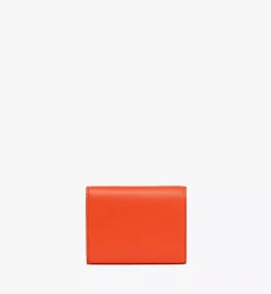 Himmel Trifold Wallet In Embossed Logo Leather