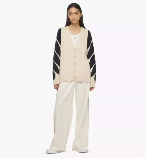 Intarsia Laurel Cardigan