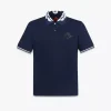 Intarsia Laurel Pique Polo