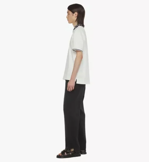 Intarsia Laurel Pique Polo