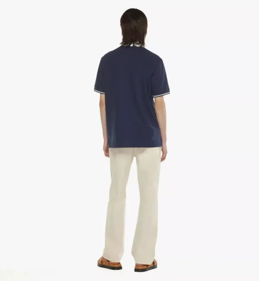 Intarsia Laurel Pique Polo