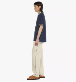 Intarsia Laurel Pique Polo
