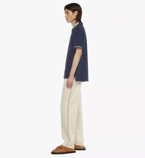 Intarsia Laurel Pique Polo