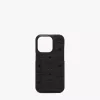 Iphone 14 Pro Case In Embossed Monogram Leather