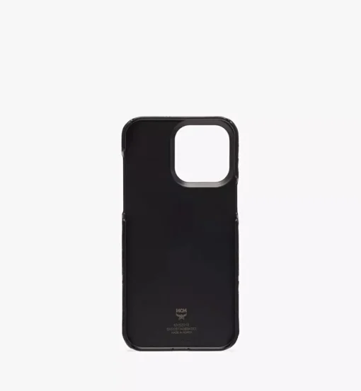 Iphone 14 Pro Max Case In Embossed Monogram Leather