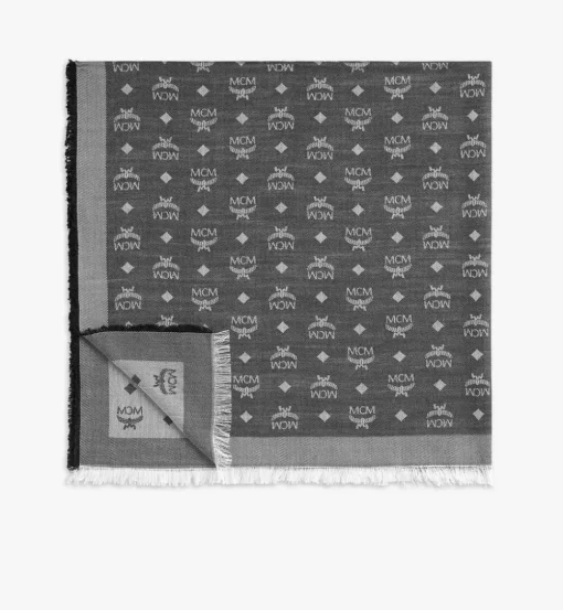 Jacquard Monogram Scarf