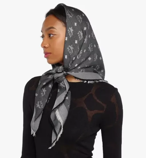 Jacquard Monogram Scarf