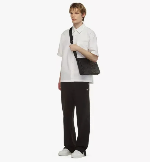 Klassik Messenger In Maxi Monogram Leather