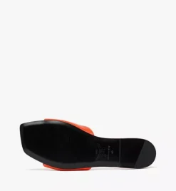 Laurel Flat Sandals In Lamb Leather