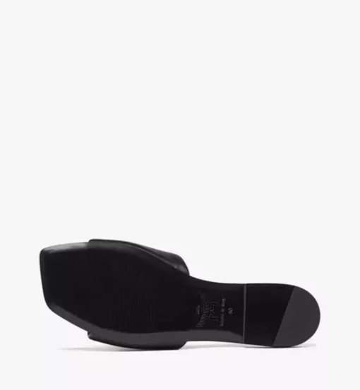 Laurel Flat Sandals In Lamb Leather