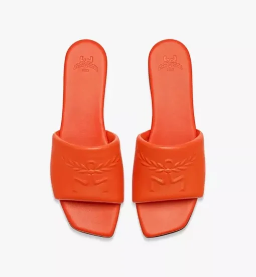 Laurel Flat Sandals In Lamb Leather