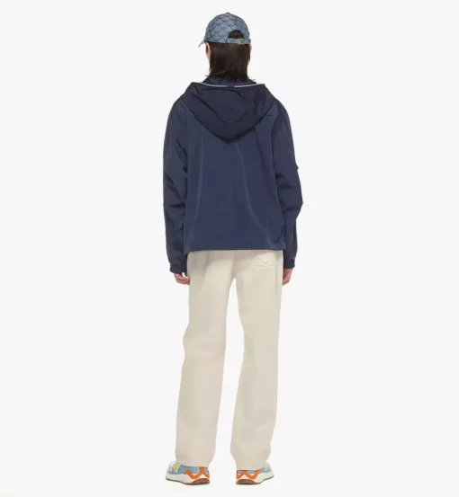 Laurel Logo Windbreaker In Recycled Nylon