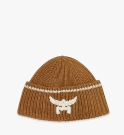 Logo Beanie In Wool And Recycled Cashmere