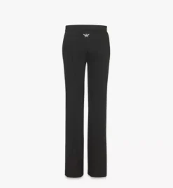 Logo Embroidered Ponte Pants