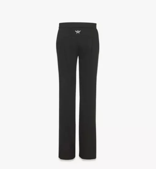 Logo Embroidered Ponte Pants