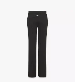 Logo Embroidered Ponte Pants