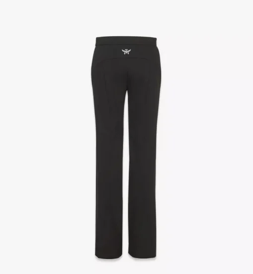 Logo Embroidered Ponte Pants