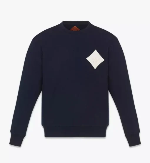 Logo Patch Boucle Sweatshirt