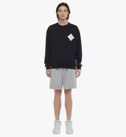 Logo Patch Boucle Sweatshirt